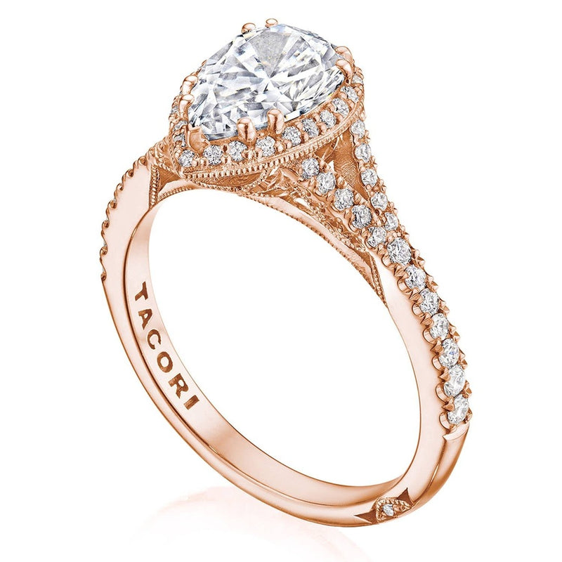 Pear Bloom Engagement Ring