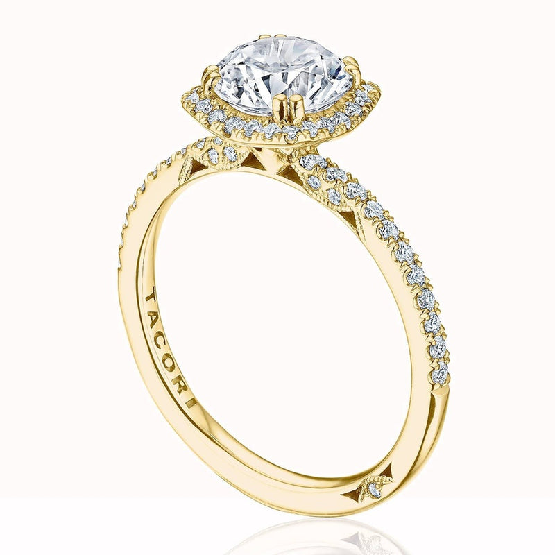 Cushion Bloom Engagement Ring