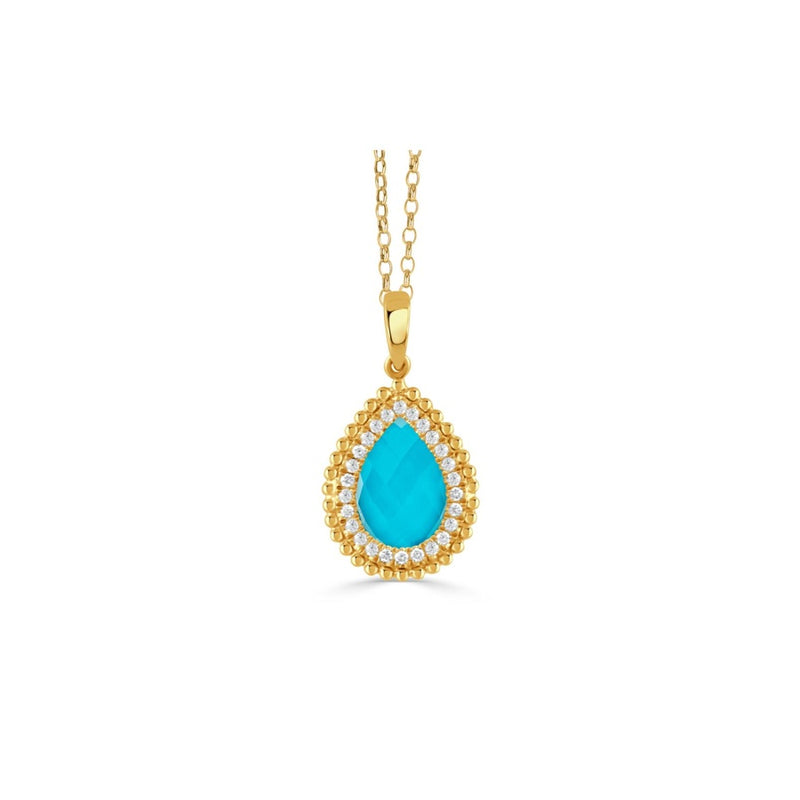 Doves by Doron Paloma Justinian Necklace P11083TQ-Y