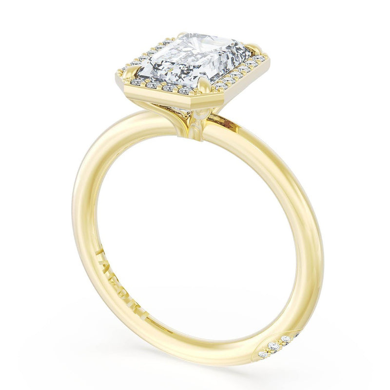 Emerald Bloom Engagement Ring