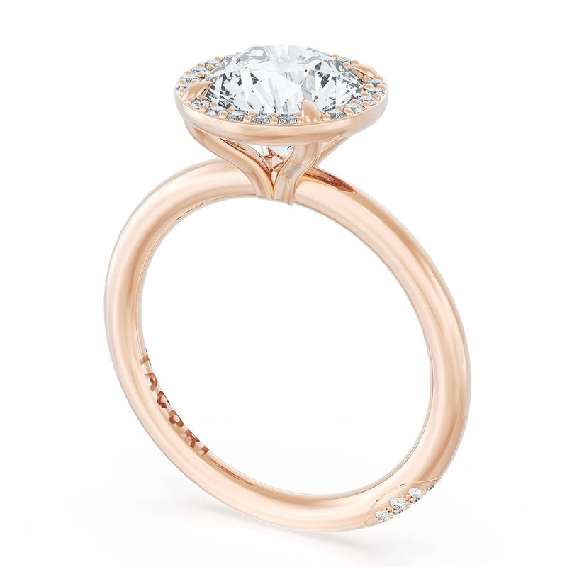 Round Bloom Engagement Ring
