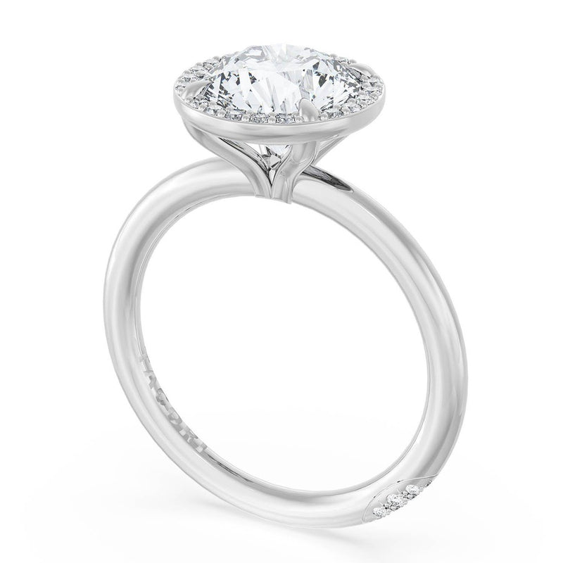 Round Bloom Engagement Ring
