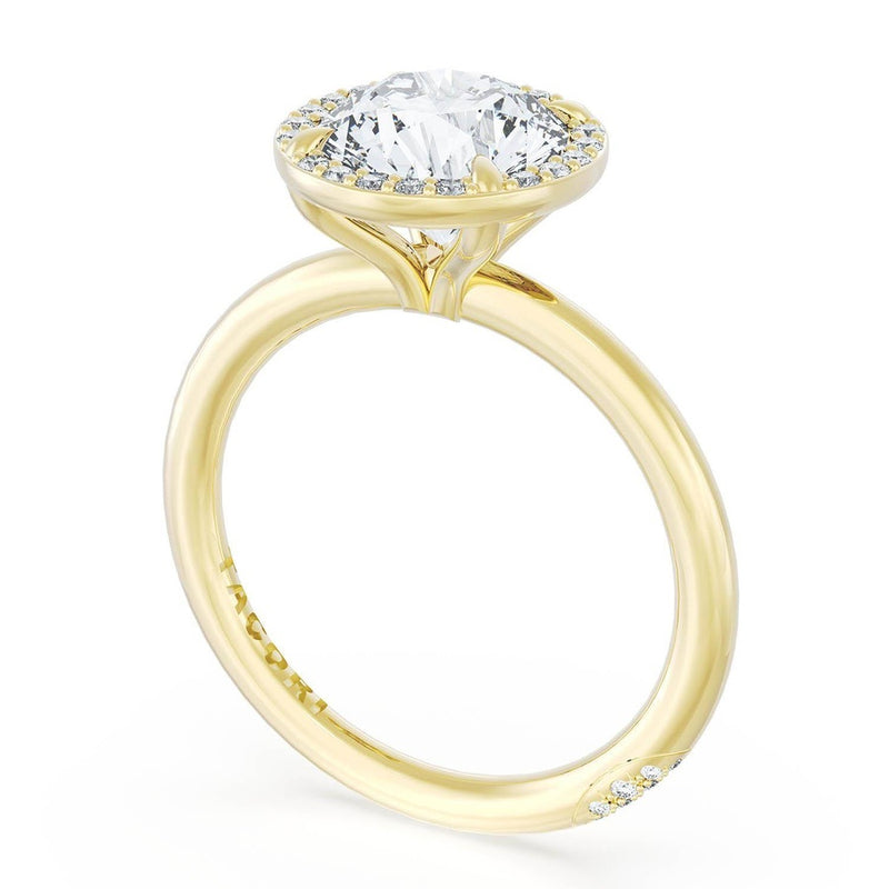 Round Bloom Engagement Ring