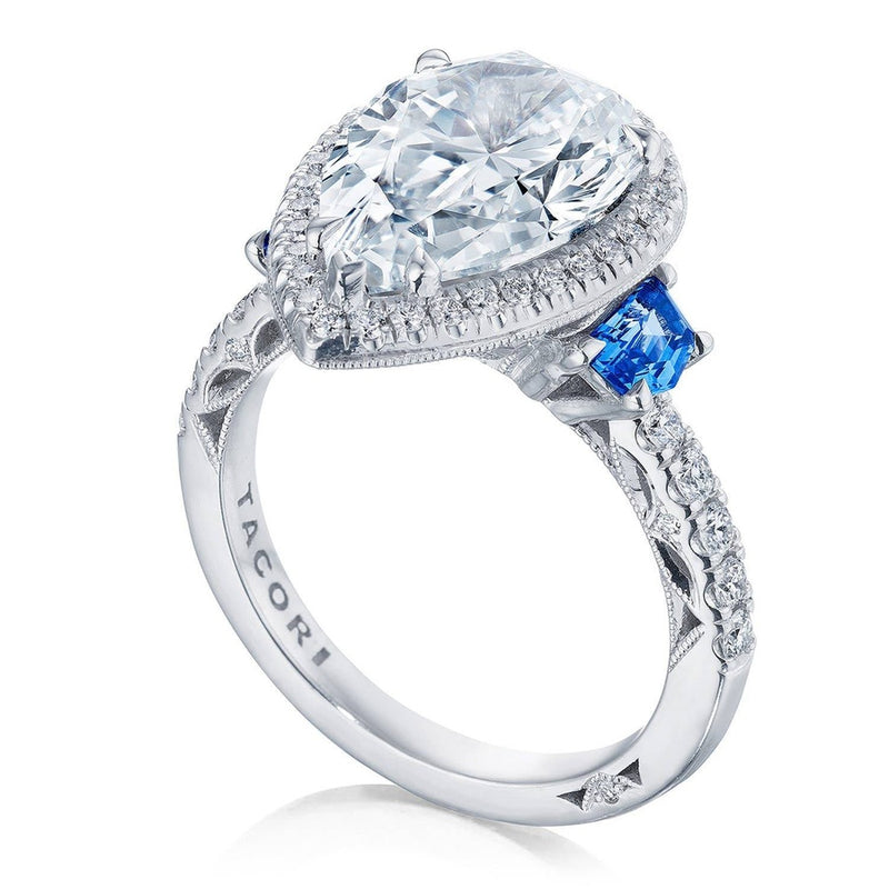 Pear 3-Stone Engagement Ring