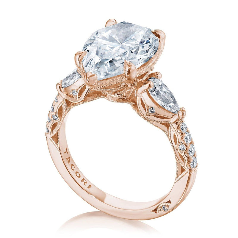 Pear 3-Stone Engagement Ring