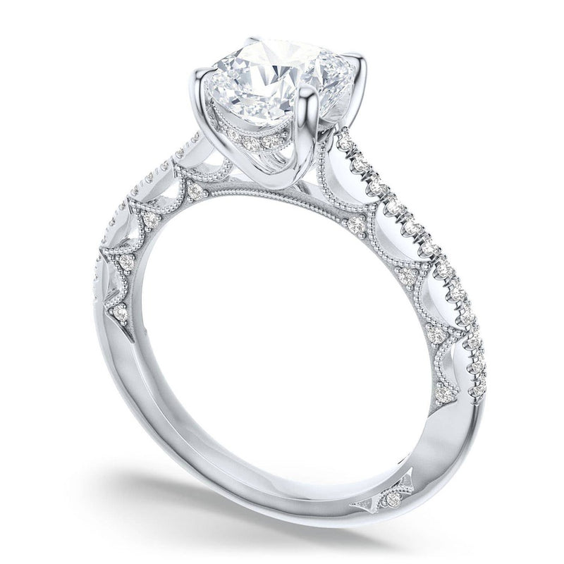 Cushion Solitaire Engagement Ring