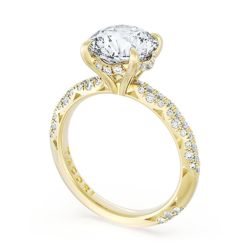 Round Bloom Engagement Ring