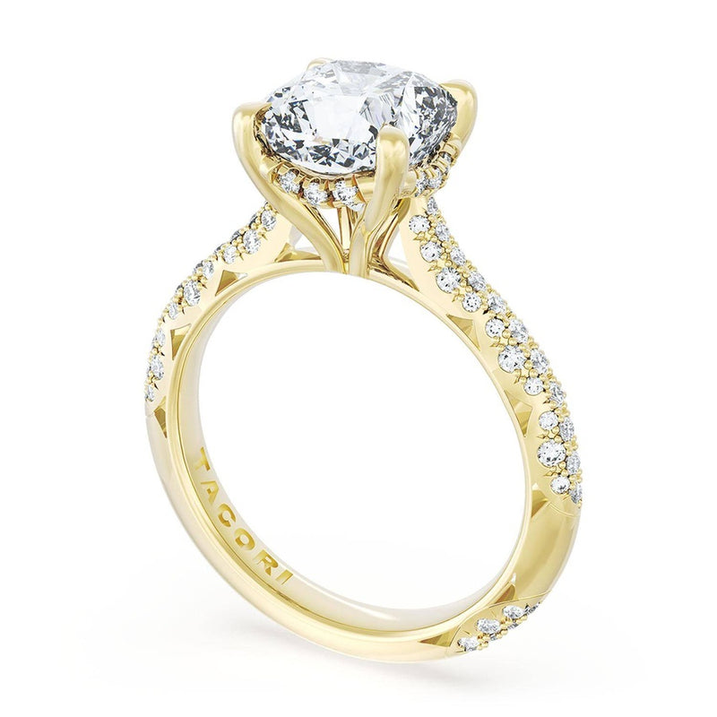 Cushion Bloom Engagement Ring