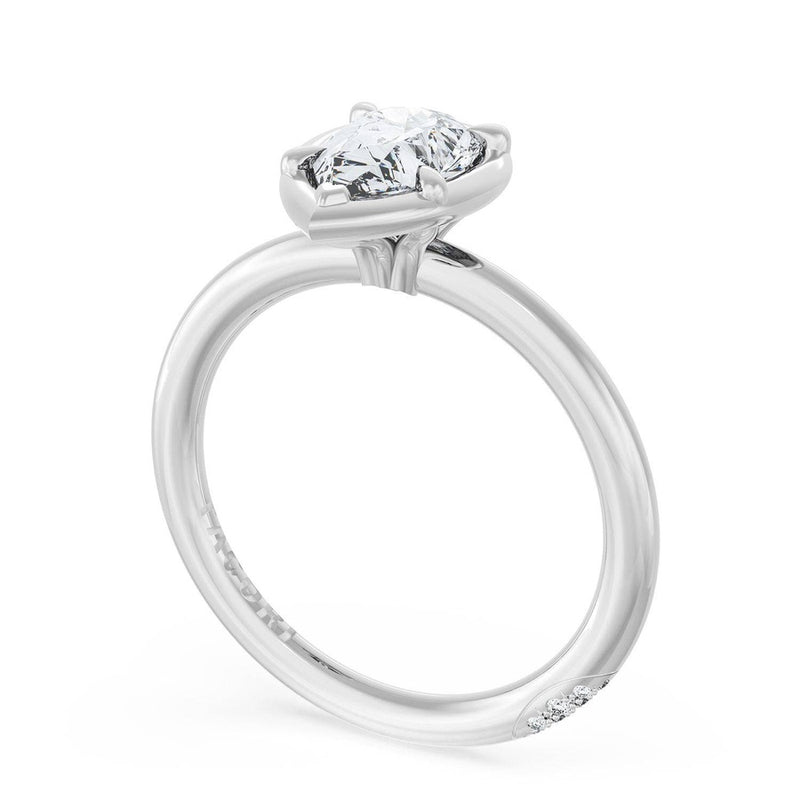 Pear Solitaire Engagement Ring