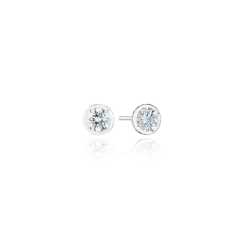 Round Diamond Stud Earring - 1ct