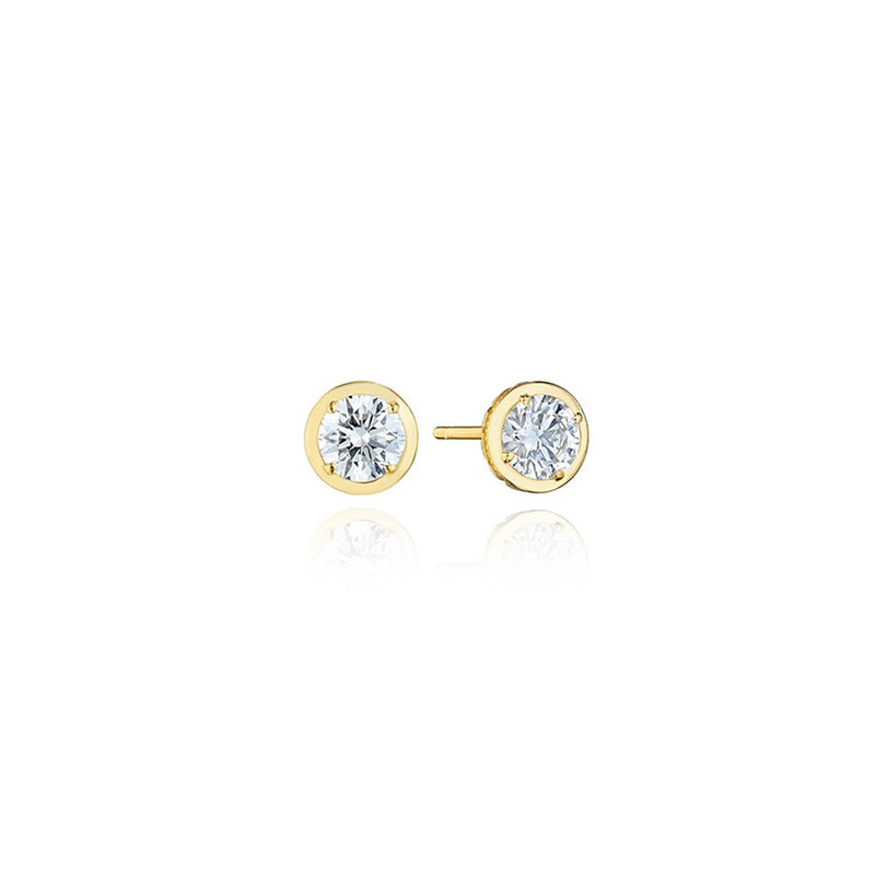 Round Diamond Stud Earring - 1ct