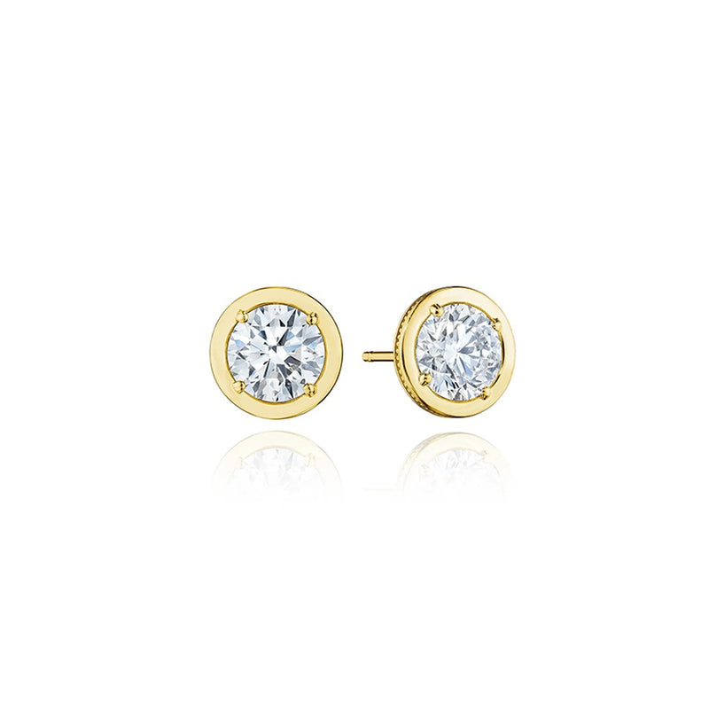 Round Diamond Stud Earring - 3.08ct