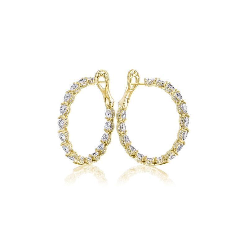 Diamond Hoop Earrings