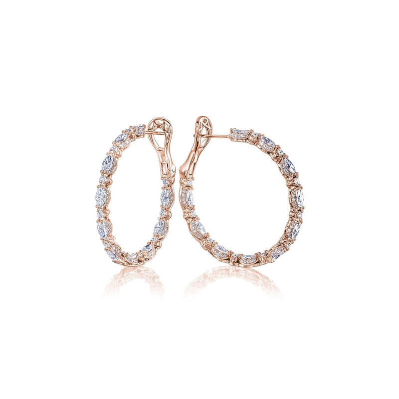 Diamond Hoop Earrings