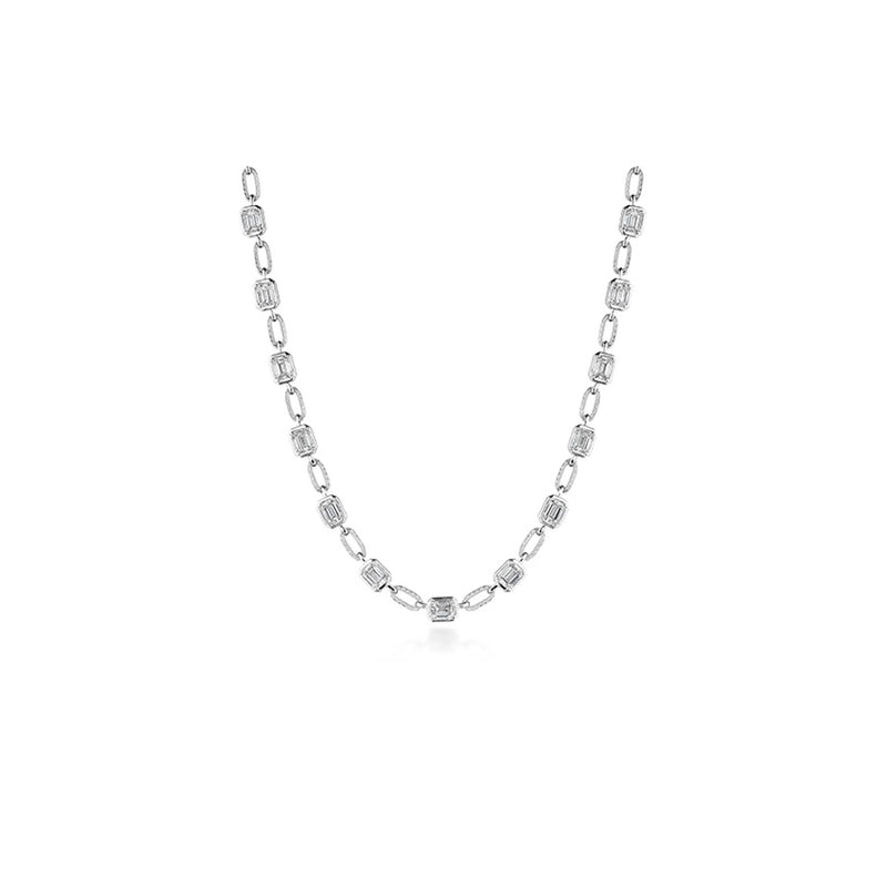 Lab Grown Diamond Link Necklace