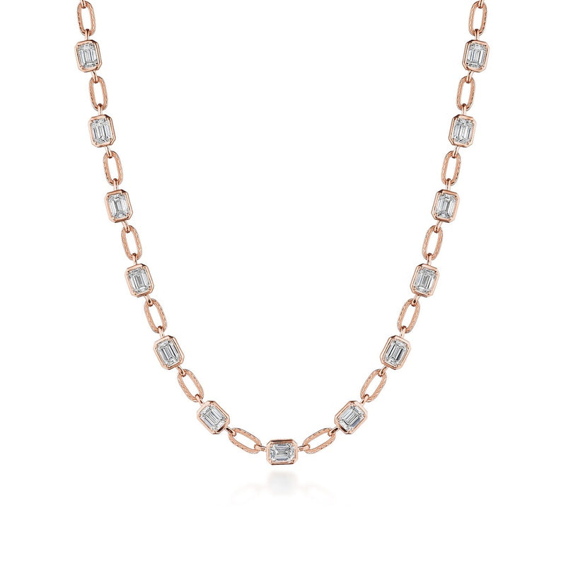 Lab Grown Diamond Link Necklace