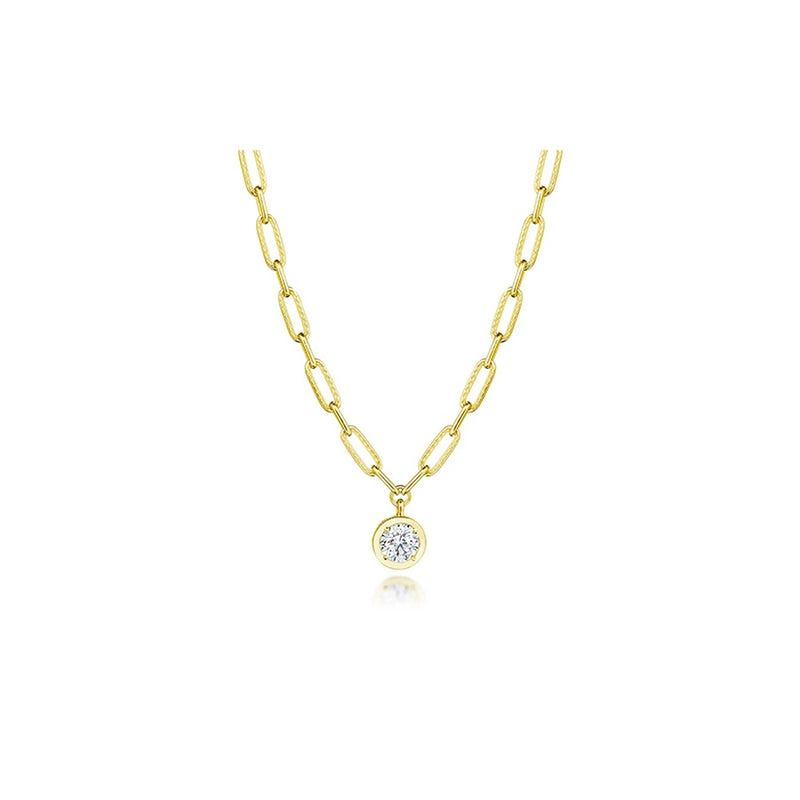 Petite Diamond Link Necklace - 1.54ct