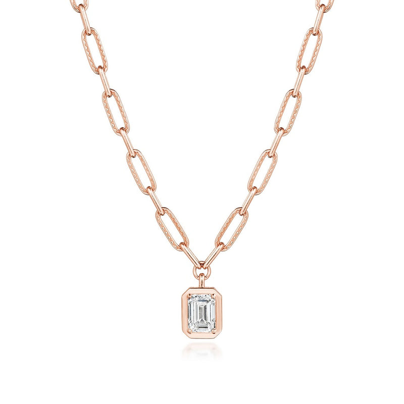 Petite Diamond Link Necklace - 1.54ct