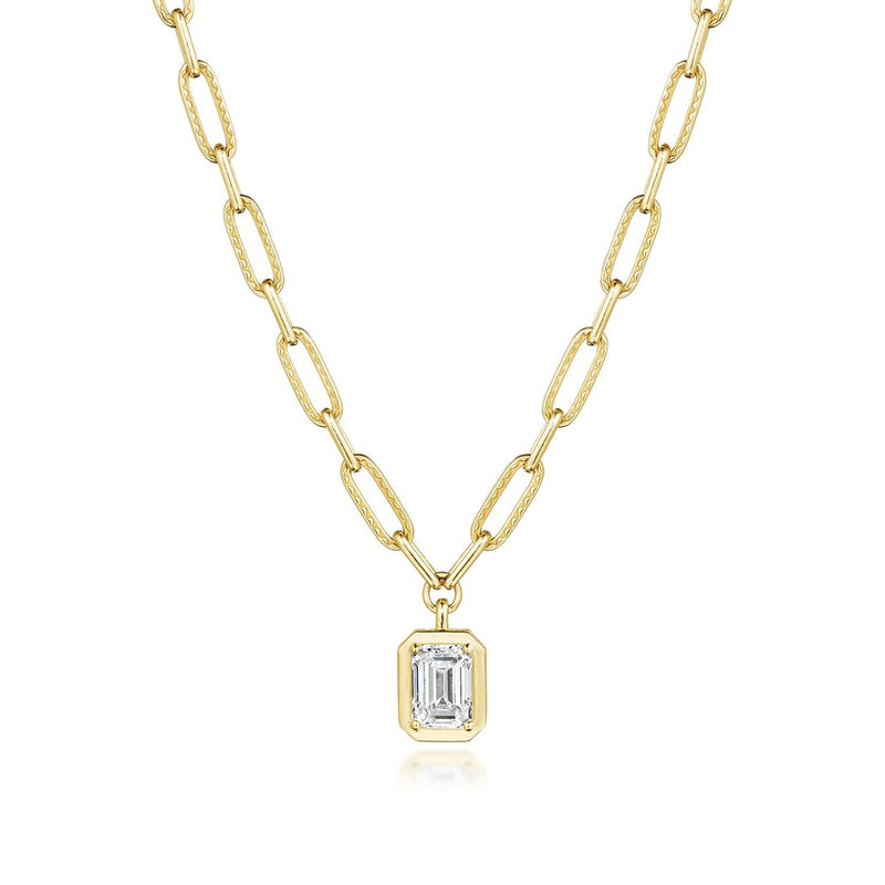 Petite Diamond Link Necklace - 1.54ct