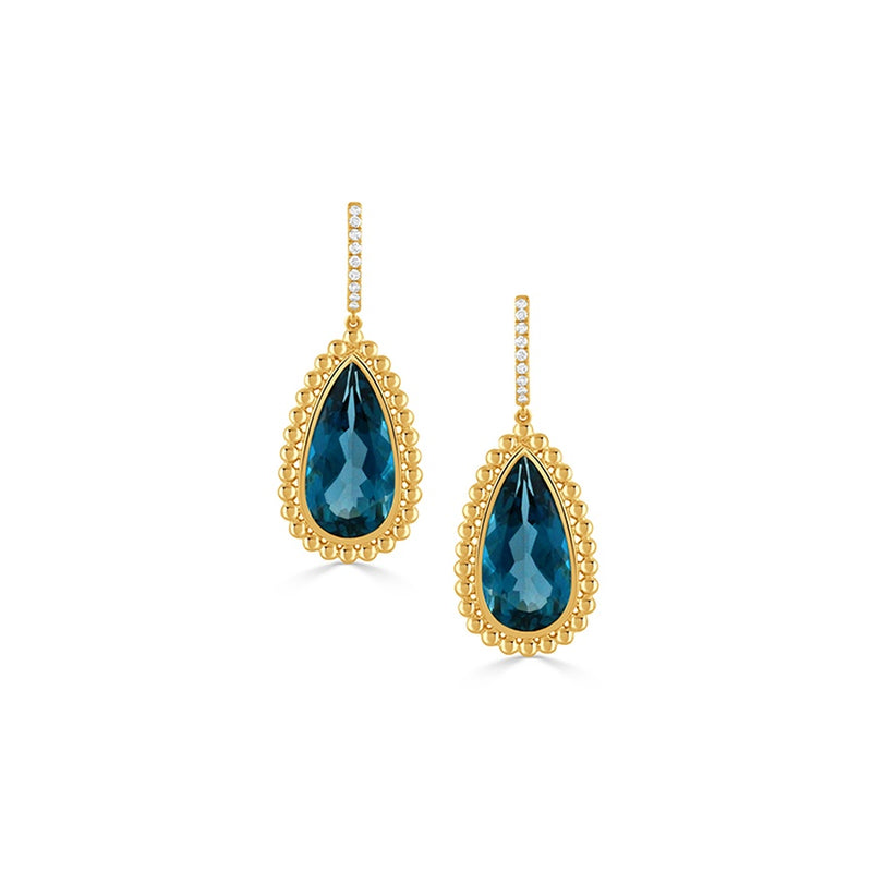 Doves by Doron Paloma London Blue Earrings E11253LBT-Y