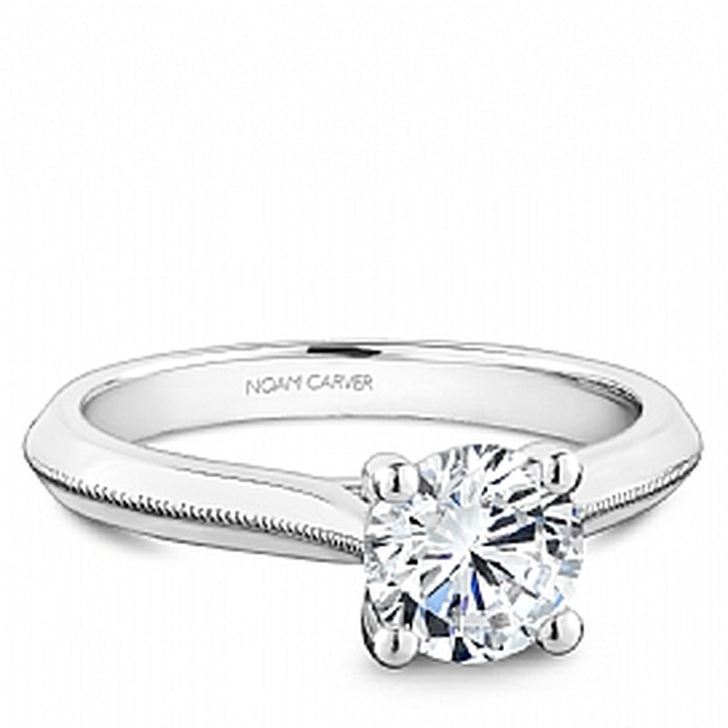 1.00CT RND C/Z 14KW SOLITAIRE E/R