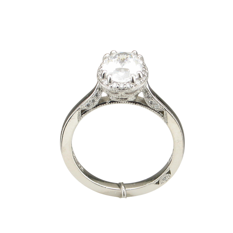 PLAT .13CTW OVAL
