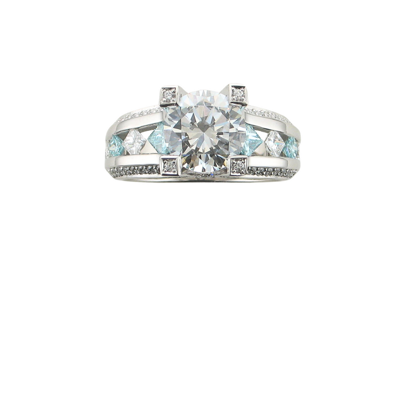 6=.58CTW BLUE;4=.30CT PRN;114=.89CTW