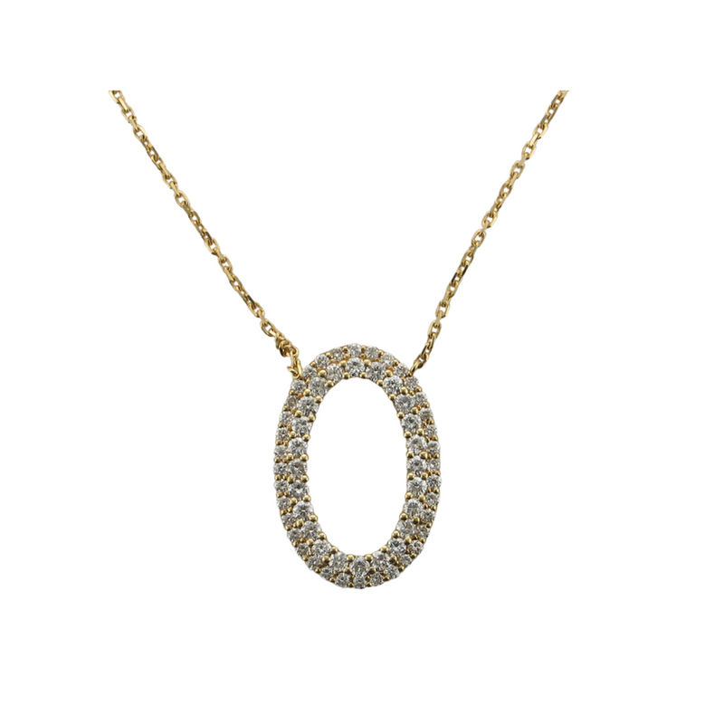 60=.90TW SI1 G-H 18KY NECKLACE