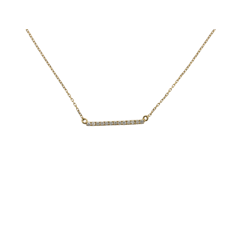 13=.13TW SI1 G-H 18KY NECKLACE