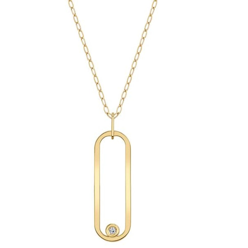 .08CT SI G-H 14KY PENDANT
