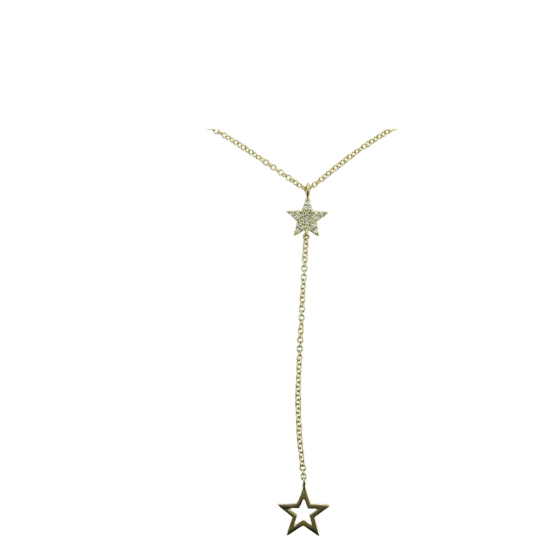 .05CTW STAR NECKLACE