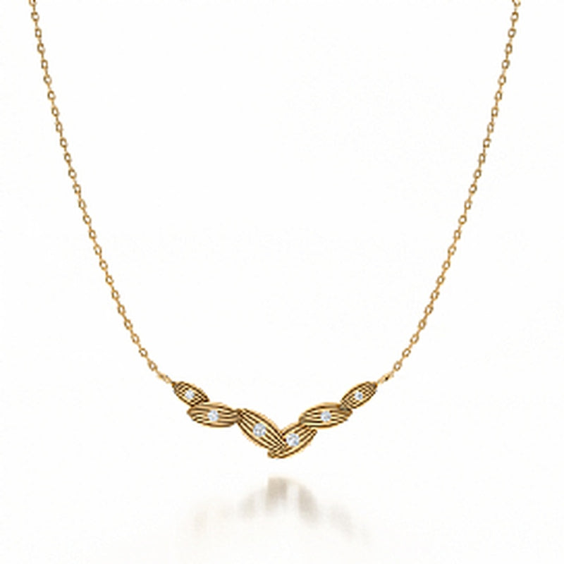 6=.09TW SI-GH 14KY NECKLACE