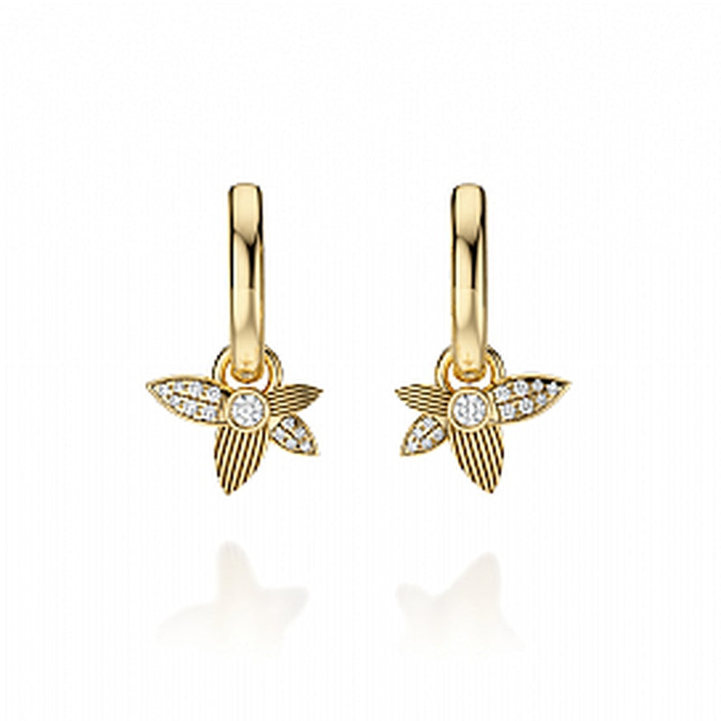 32=.22TW SI-GH 14KY EARRINGS