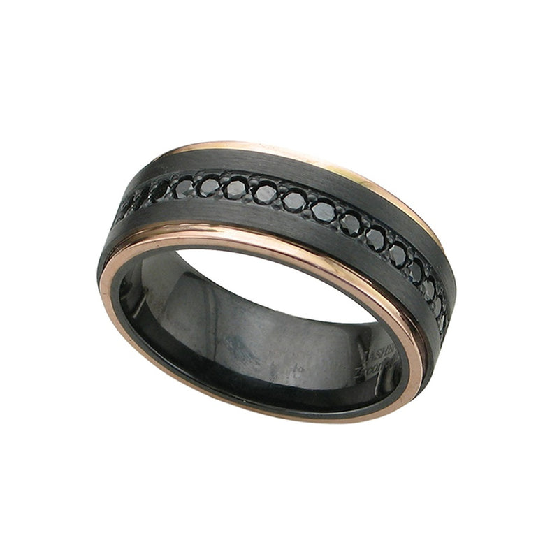 BLK.ZIR. W/ BLK DIAMONDS