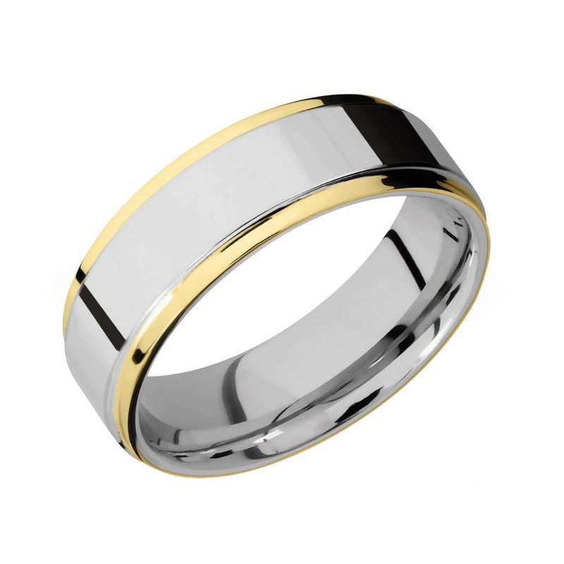 7MM COBALT CHROME/14KY BAND