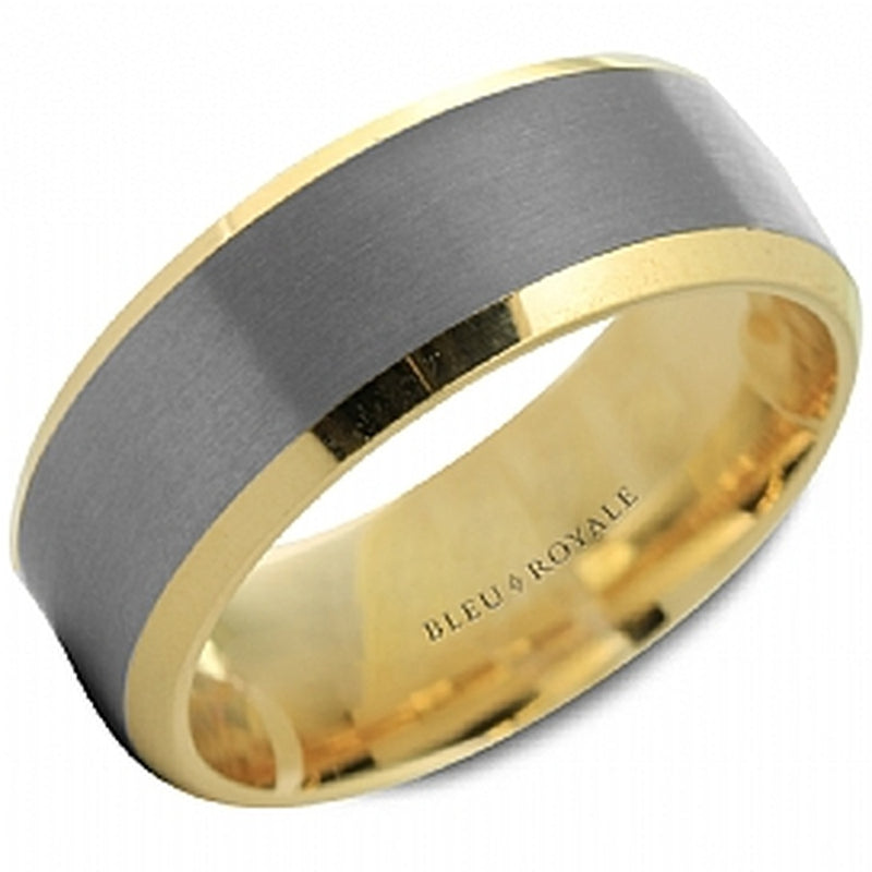 8MM TANTALUM /14KY BLEU ROYALE BAND