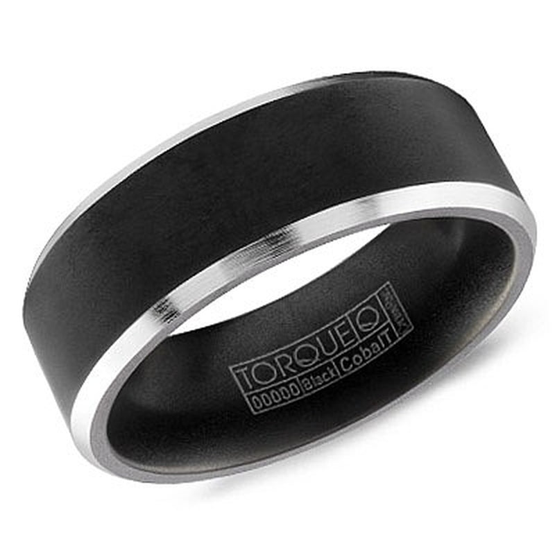7MM BLK & WHT COBALT BAND