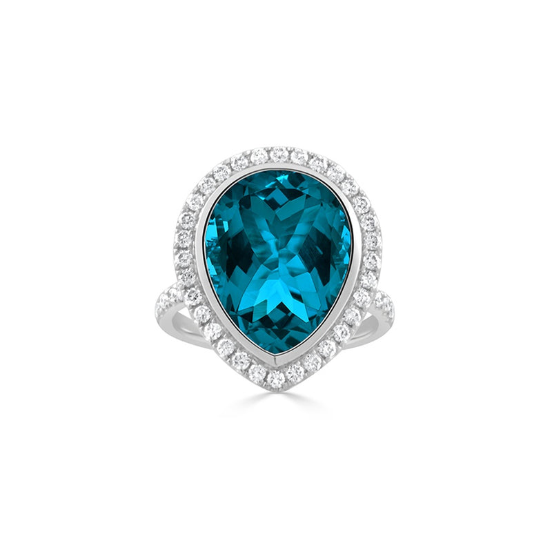 Doves by Doron Paloma London Blue Fashion Ring R11229LBT