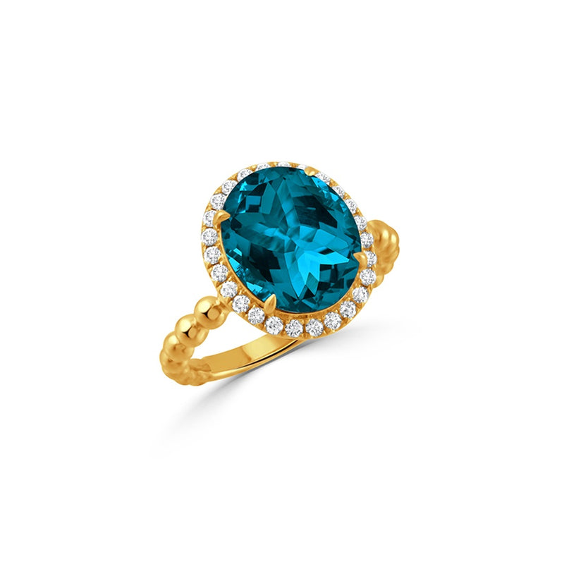 Doves by Doron Paloma London Blue Fashion Ring R11148LBT-Y