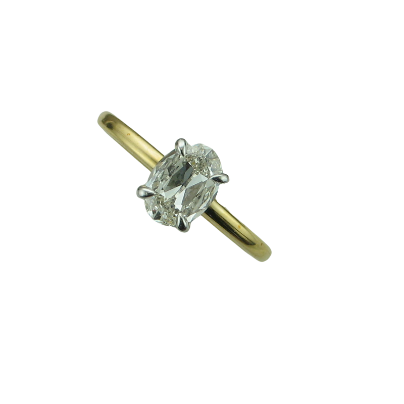 1.00CT VS2 K OV GIA SOL