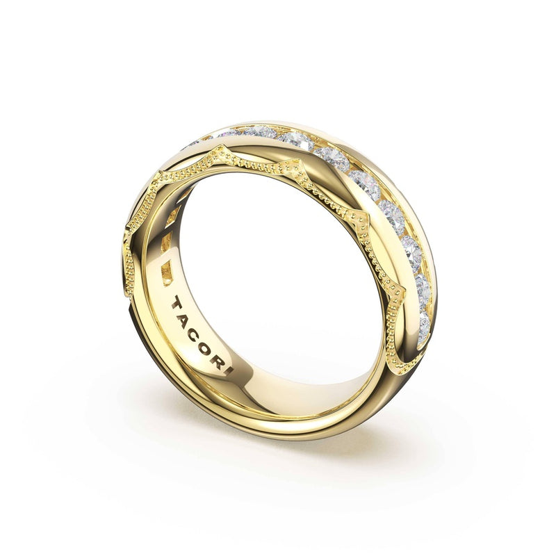 Channel-Set Diamond Band in 14kt Yellow Gold