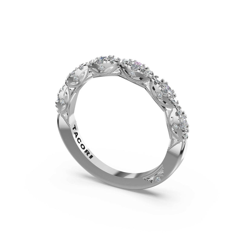 Marquise Diamond Band in 18kt White Gold