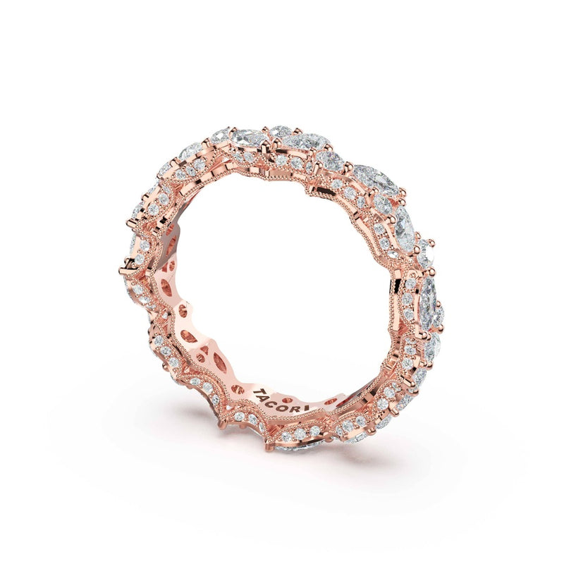 Marquise Diamond Cluster Band in 14kt Rose Gold