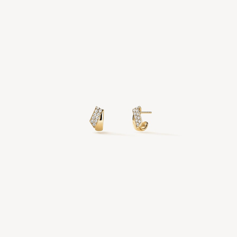 18KY 28=.51CTW EARRINGS