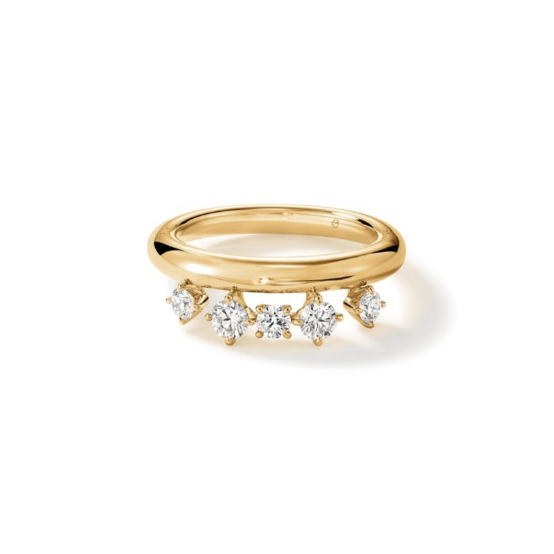 18KY 5=.45CTW FLOATING DIA RING