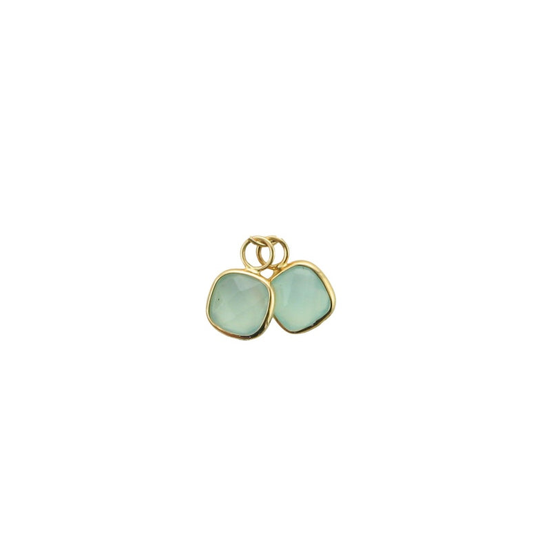14KY CHALCEDONY CHARM
