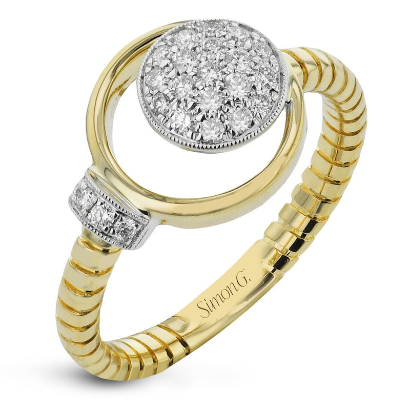 18KTT 23=.22CTW Fashion Ring
