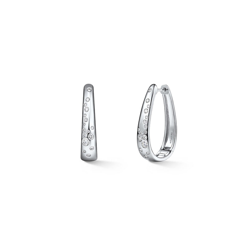 Memoire Luna Scattered Gypsy Hoops Large Earrings CHHO14926178W72000