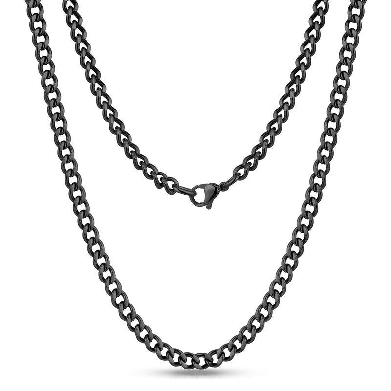 5MM BLK CUBAN 24"