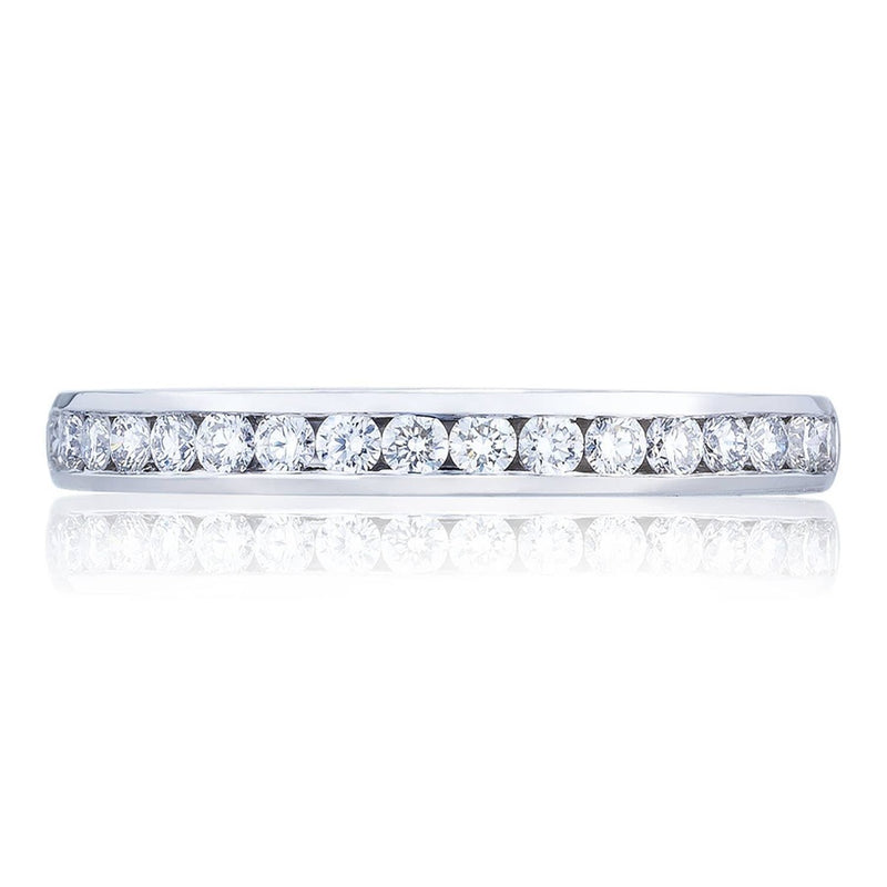 Channel Set Wedding Band